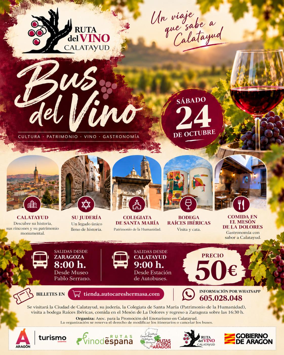 Bus del Vino - Ruta del Vino Calatayud